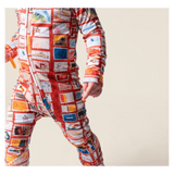 Das Ist Maurice 0-3 Months to 6-12 Months Growsuit - Stamps