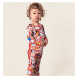 Das Ist Maurice 0-3 Months to 6-12 Months Growsuit - Stamps