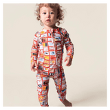 Das Ist Maurice 0-3 Months to 6-12 Months Growsuit - Stamps