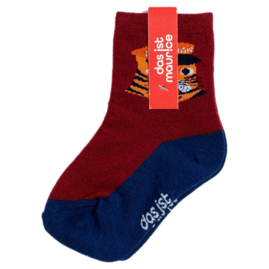 Das Ist Maurice 1-2 Years to 5-6 Years 1-2Y Socks - Tiger the Postie