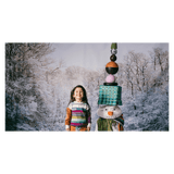 Das Ist Maurice 1-2 Years to 5-6 Years Jersey Knit Sweater - Ski Stripes