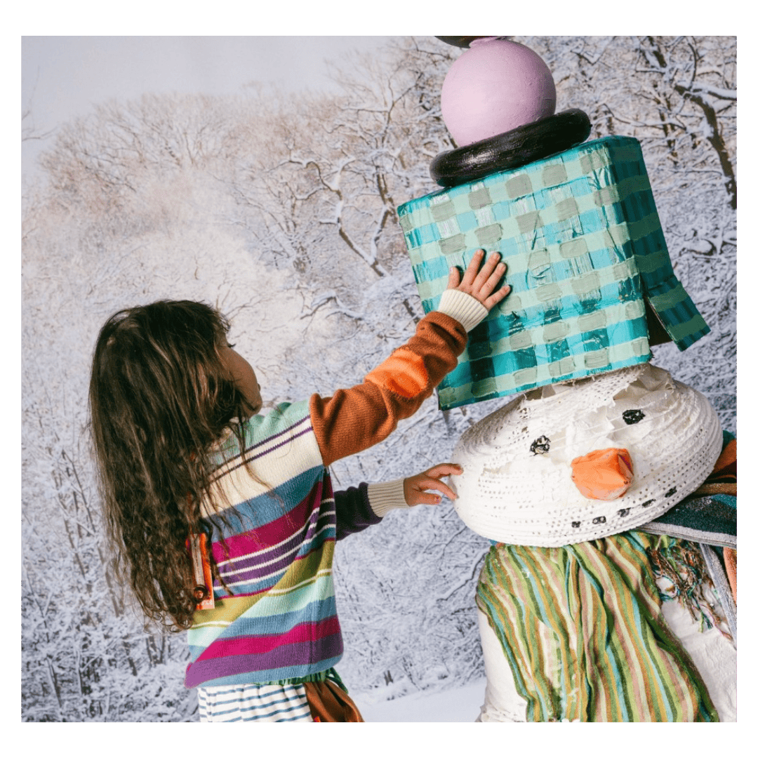 Das Ist Maurice 1-2 Years to 5-6 Years Jersey Knit Sweater - Ski Stripes