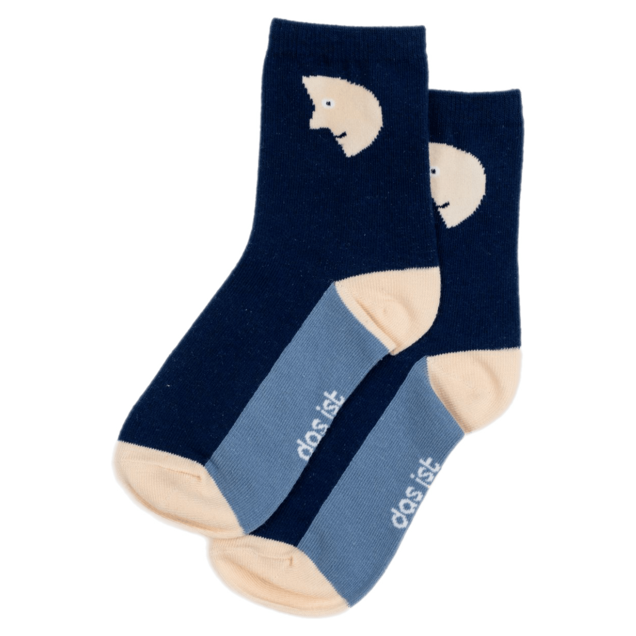 Das Ist Maurice 1-2 Years to 5-6 Years Socks - Moon