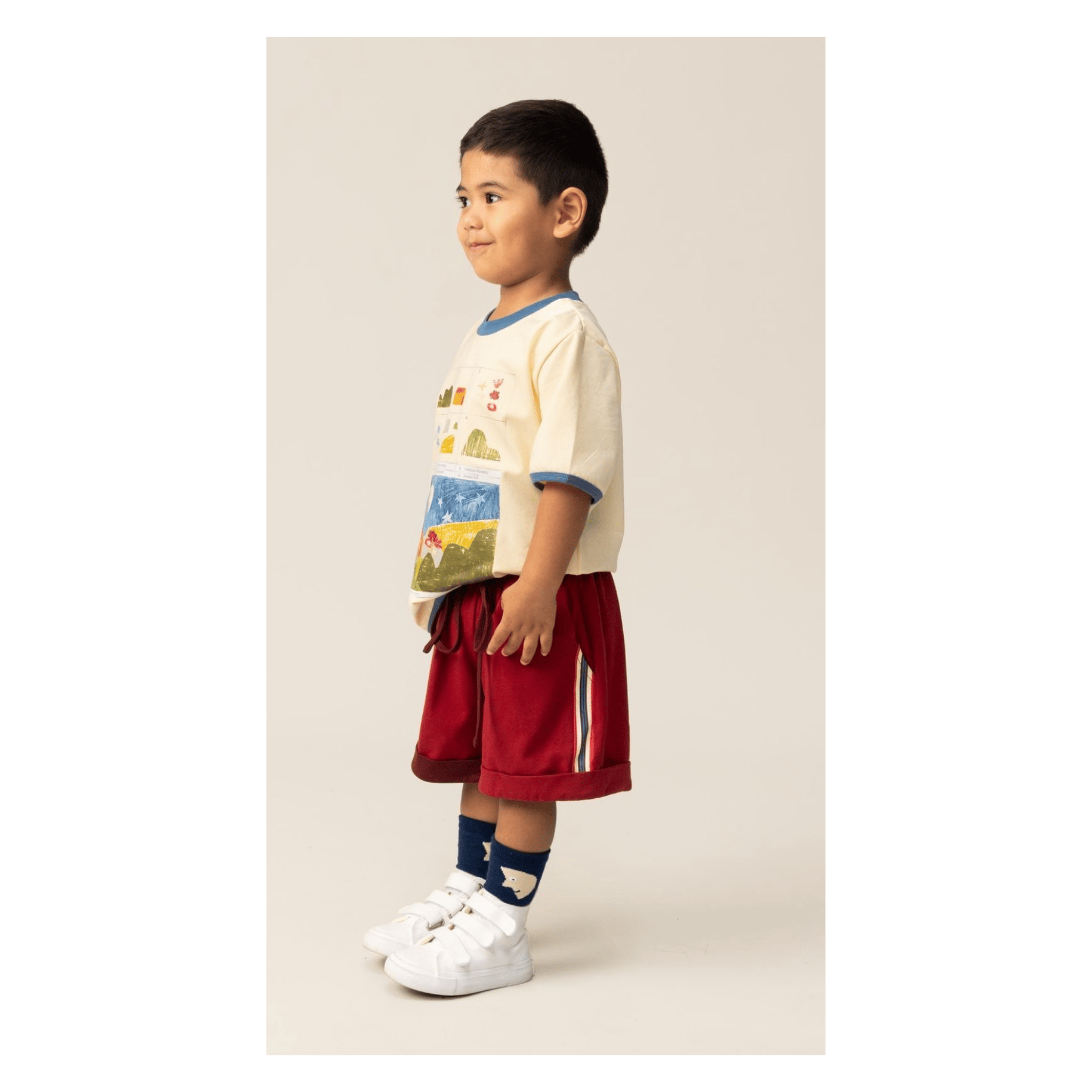 Das Ist Maurice 1-2 Years to 5-6 Years Socks - Moon