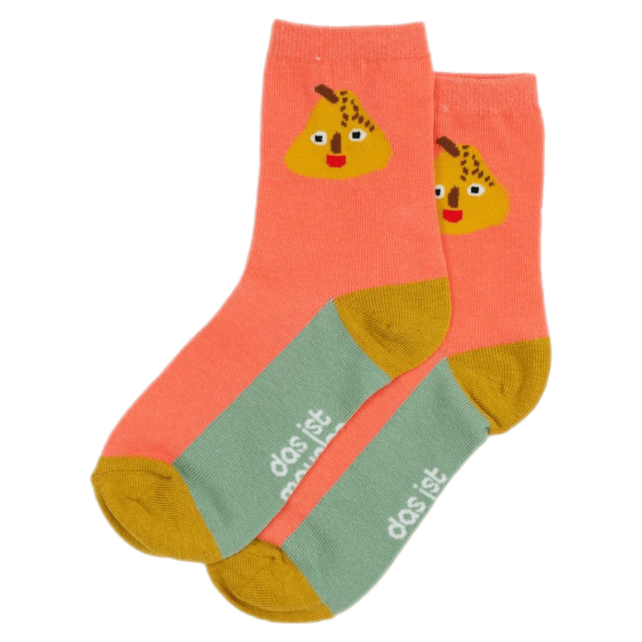 Das Ist Maurice 1-2 Years to 5-6 Years Socks - Pear