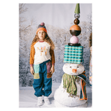 Das Ist Maurice 1-3 Years to 3-5 Years Beanie - Purple & Orange