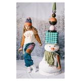 Das Ist Maurice 1-3 Years to 3-5 Years Beanie - Purple & Orange