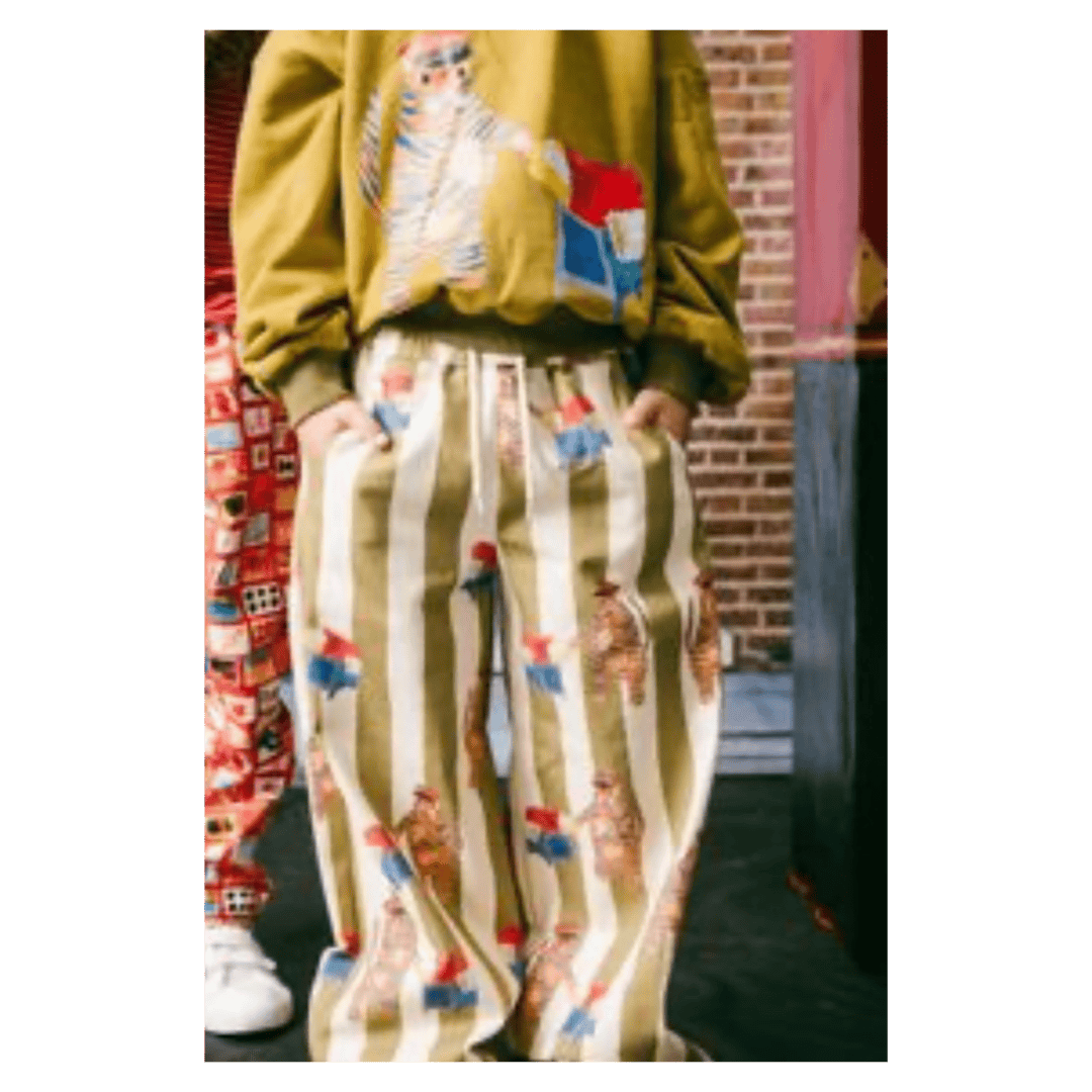 Das Ist Maurice 1 Year to 5 Years Wide Leg Pants - Tiger the Postie