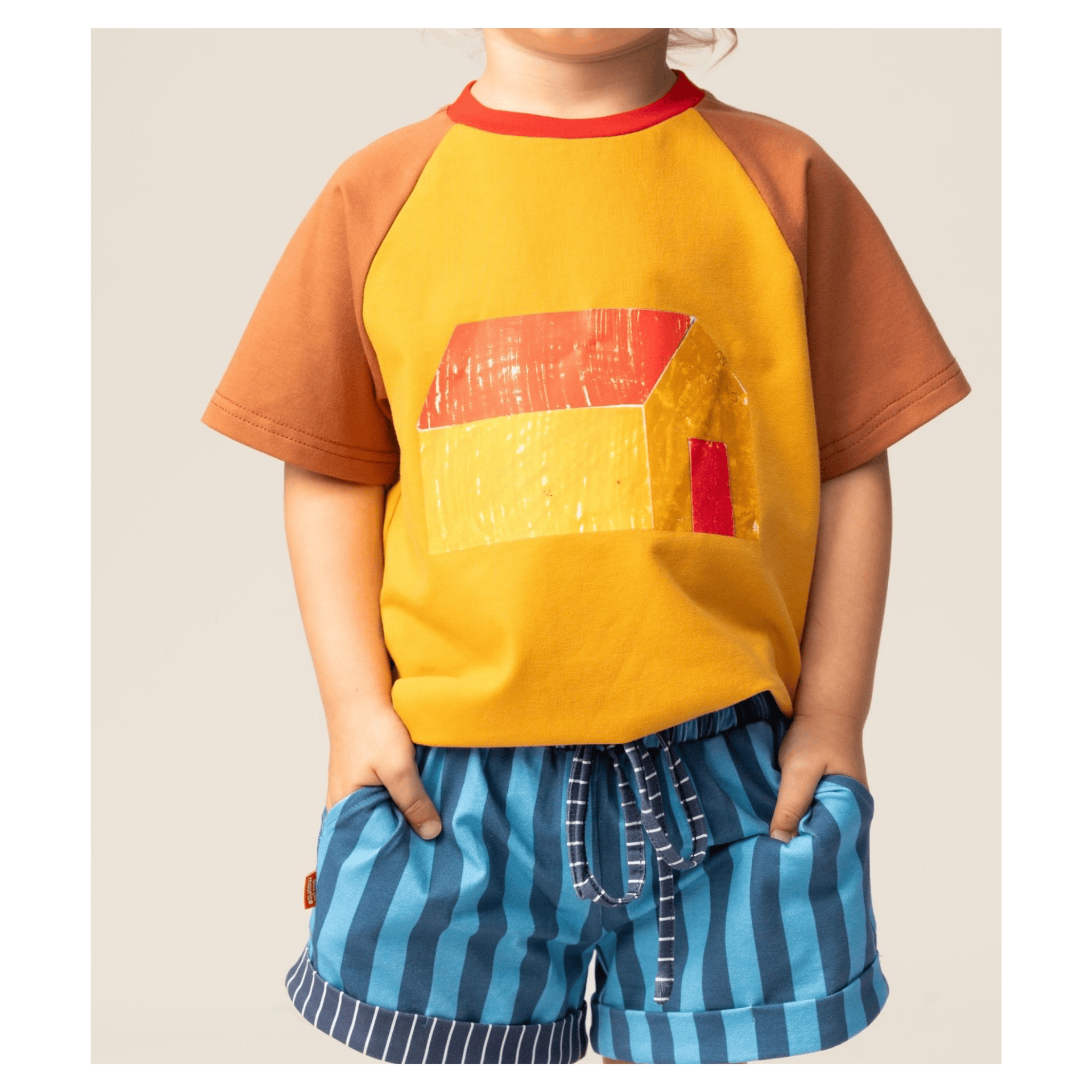 Das Ist Maurice 1 Year to 6 Years Raglan T-Shirt - House