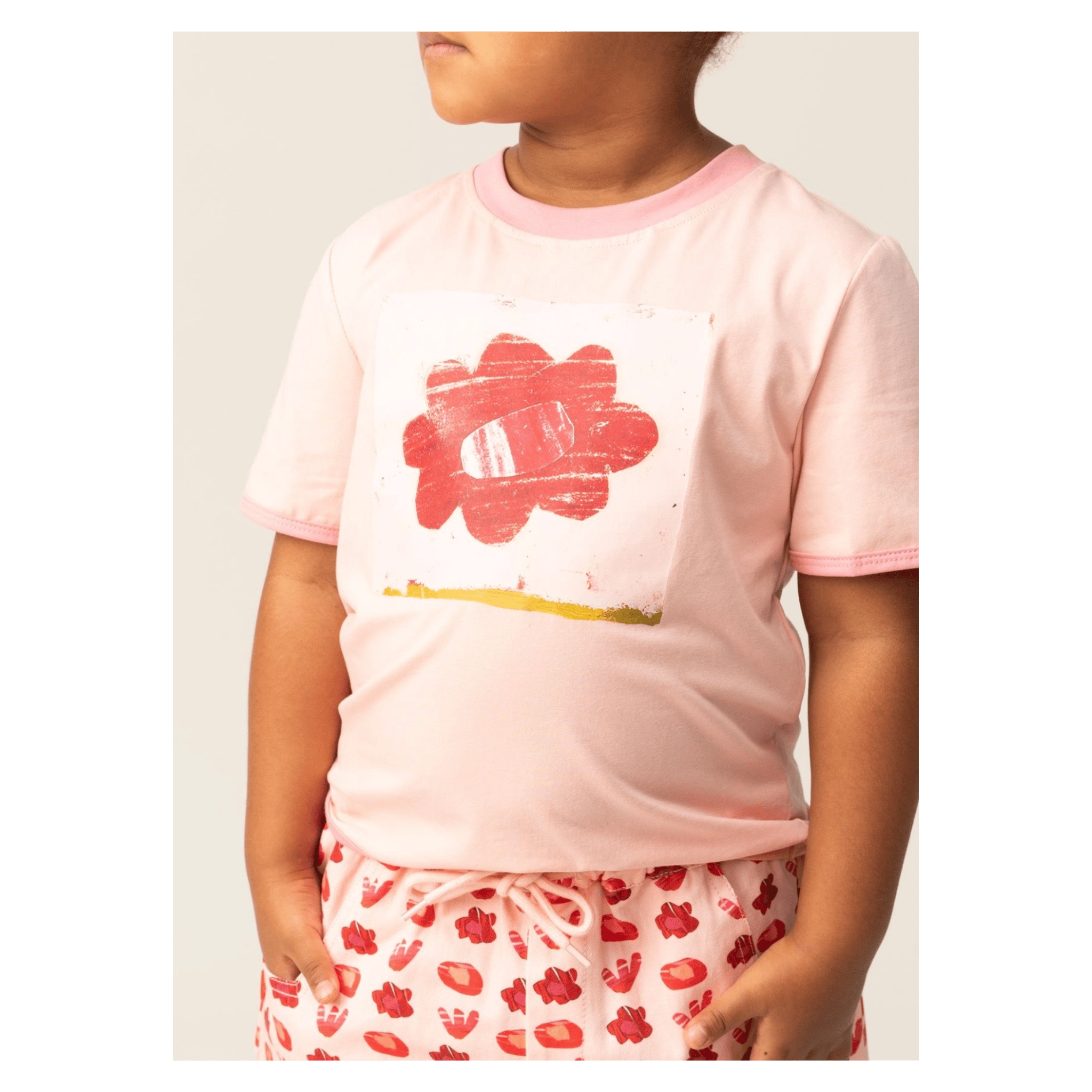 Das Ist Maurice 1 Year to 6 Years T-Shirt - Pink Petal