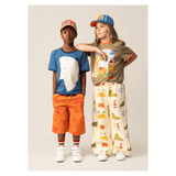 Das Ist Maurice 1 Year to 6 Years Wide Leg Pants - Memory Map