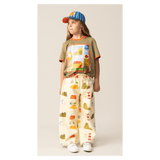 Das Ist Maurice 1 Year to 6 Years Wide Leg Pants - Memory Map
