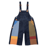 Das Ist Maurice 2 Years to 5 Years 2Y Shorts Overalls - Denim Dark Wash