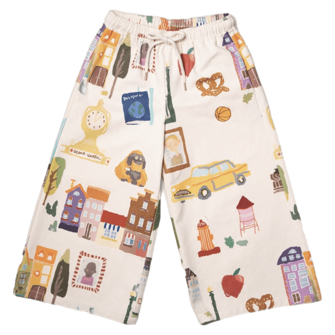 Das Ist Maurice 2 Years to 5 Years 2Y Wide Leg Pants - Maurice Goes to NY