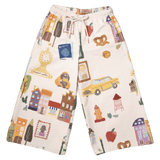 Das Ist Maurice 2 Years to 5 Years 2Y Wide Leg Pants - Maurice Goes to NY