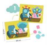 Djeco 18 Months Plus 6 Creative Activities - The Cat and His Friend