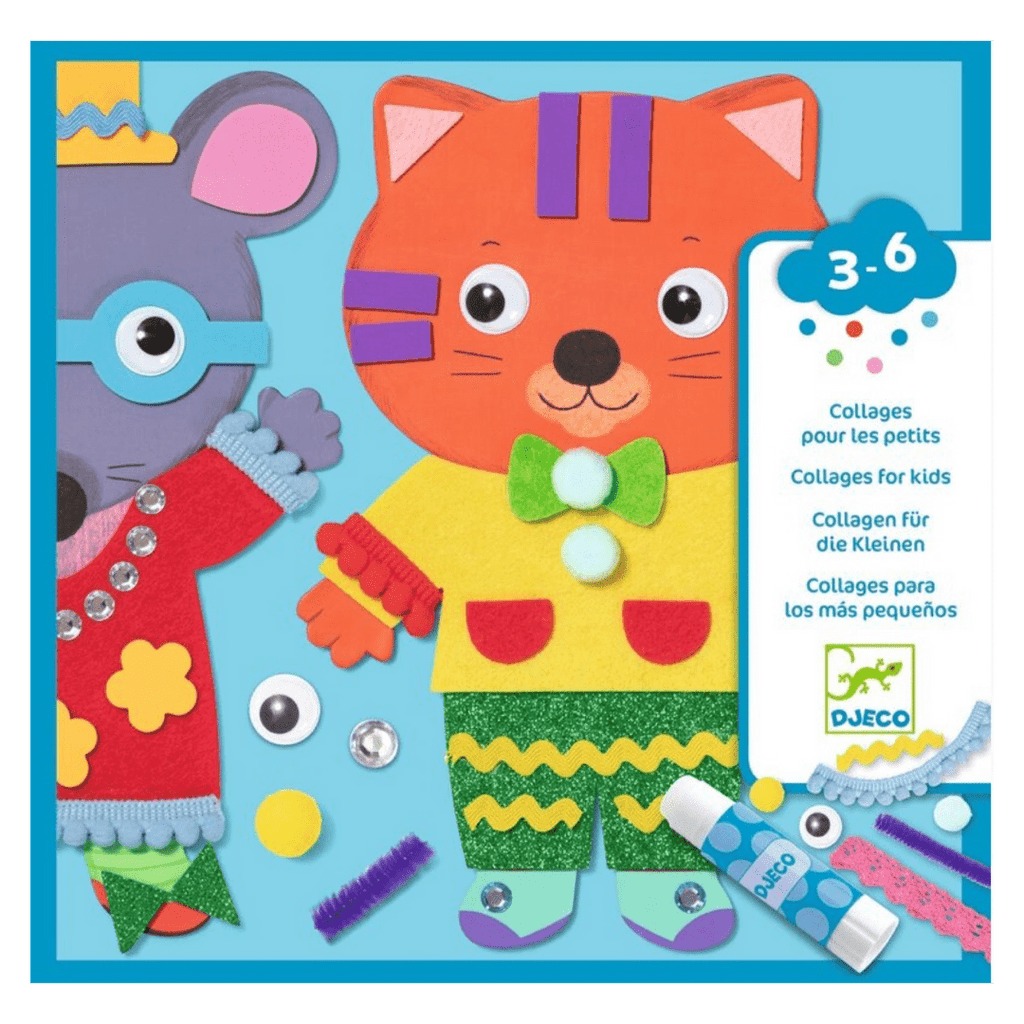 Djeco 3 Plus Collages for Kids