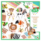 Djeco 3 Plus Jungle Animals Craft Kit
