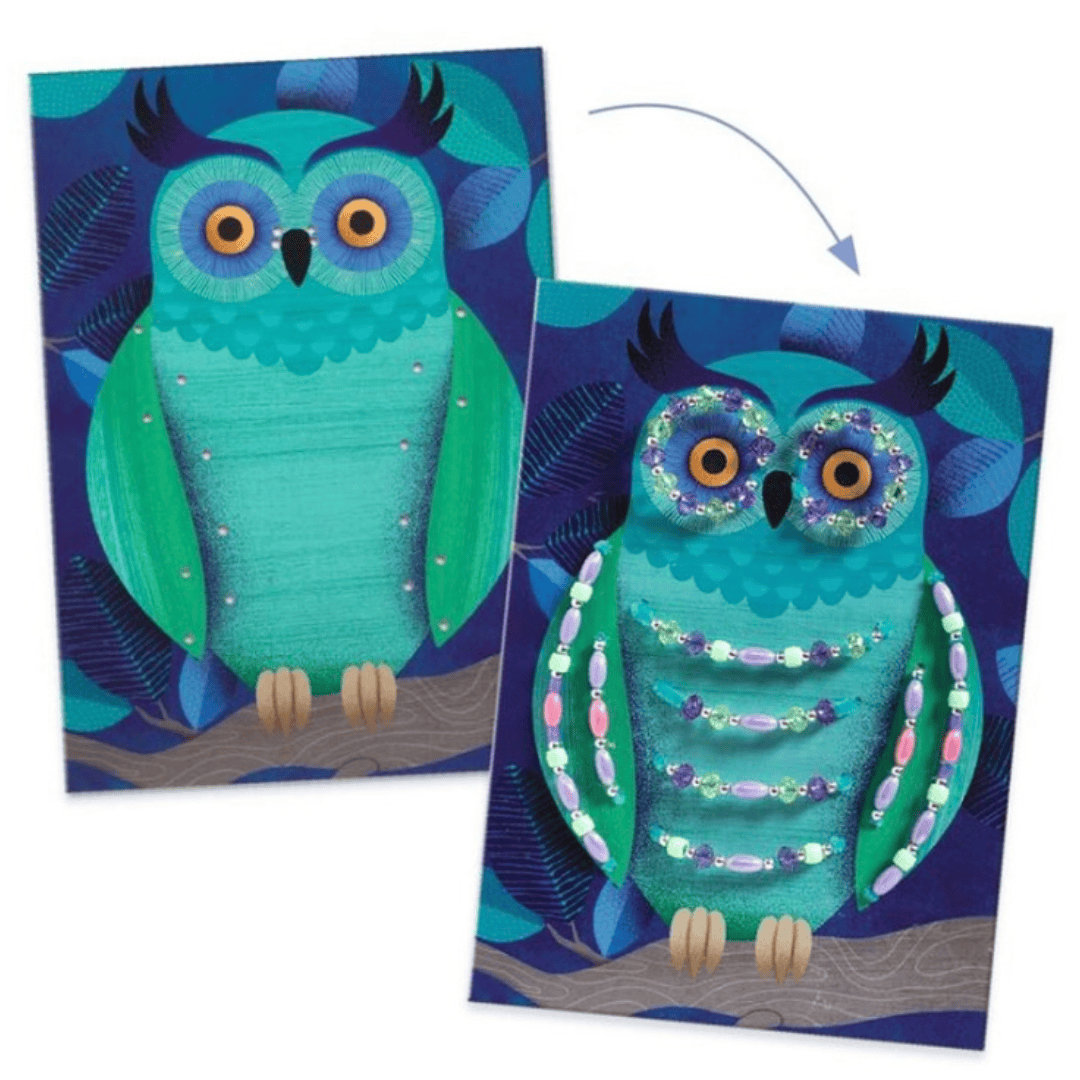 Djeco 3 Plus Light Up the Night Threading Set