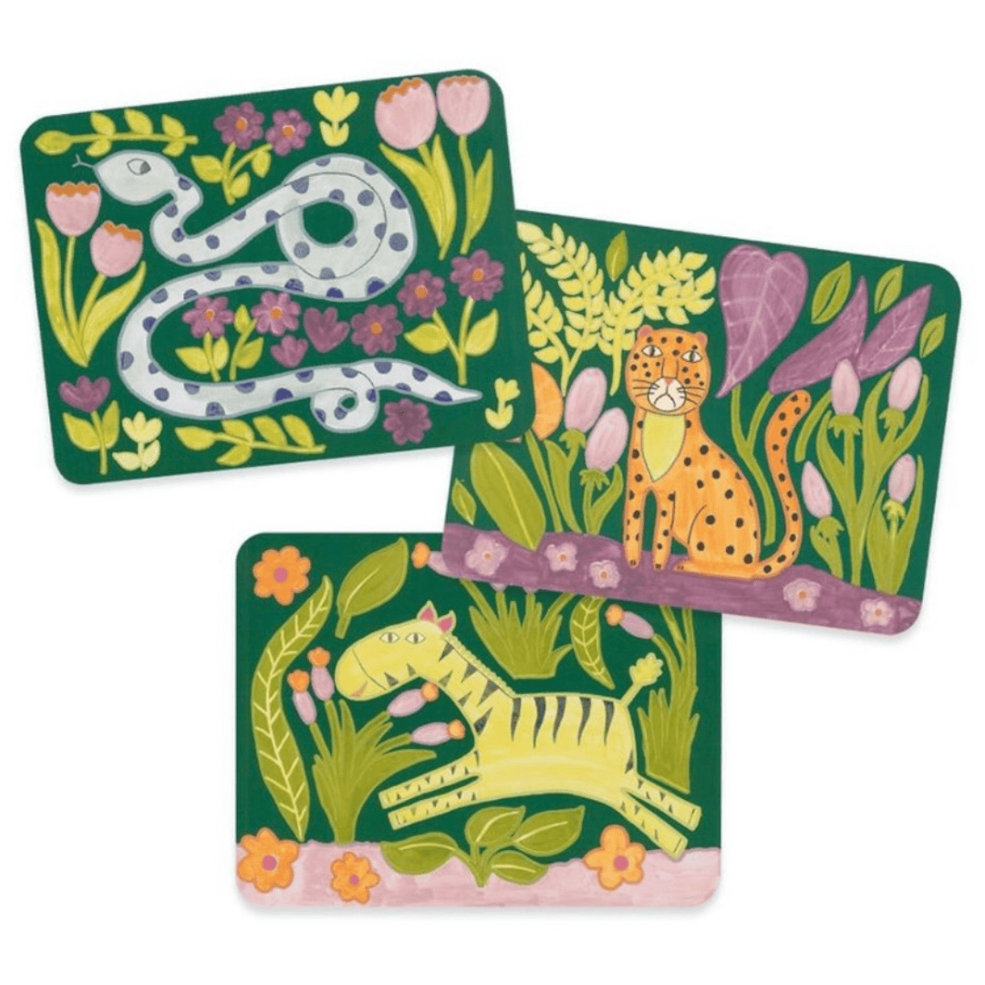 Djeco 3 Plus Palette Painting - Wild Ones