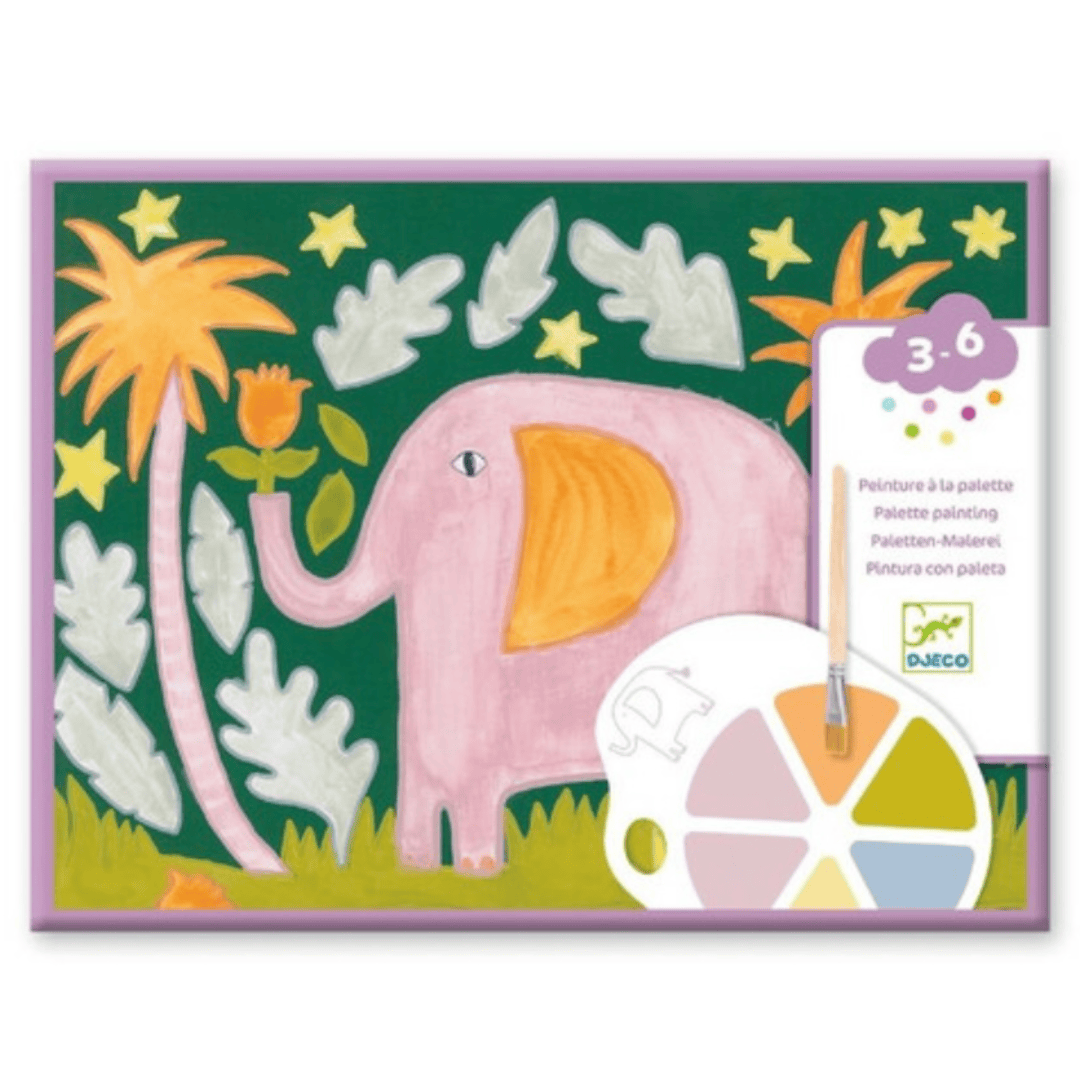 Djeco 3 Plus Palette Painting - Wild Ones
