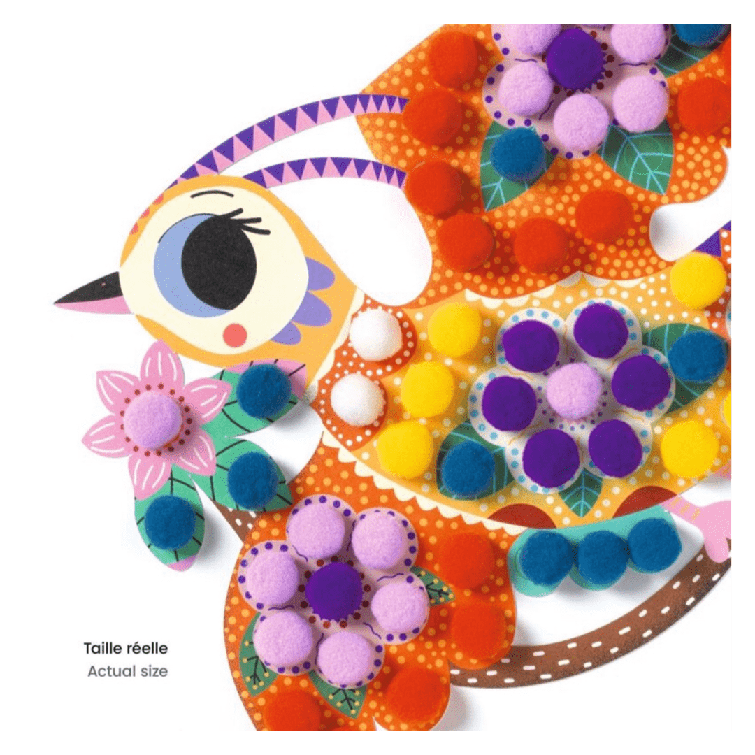 Djeco 3 Plus Shapes and Bobbles Collage