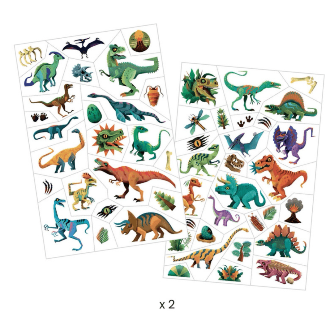 Djeco 3 Plus Tattoos - Dino Club
