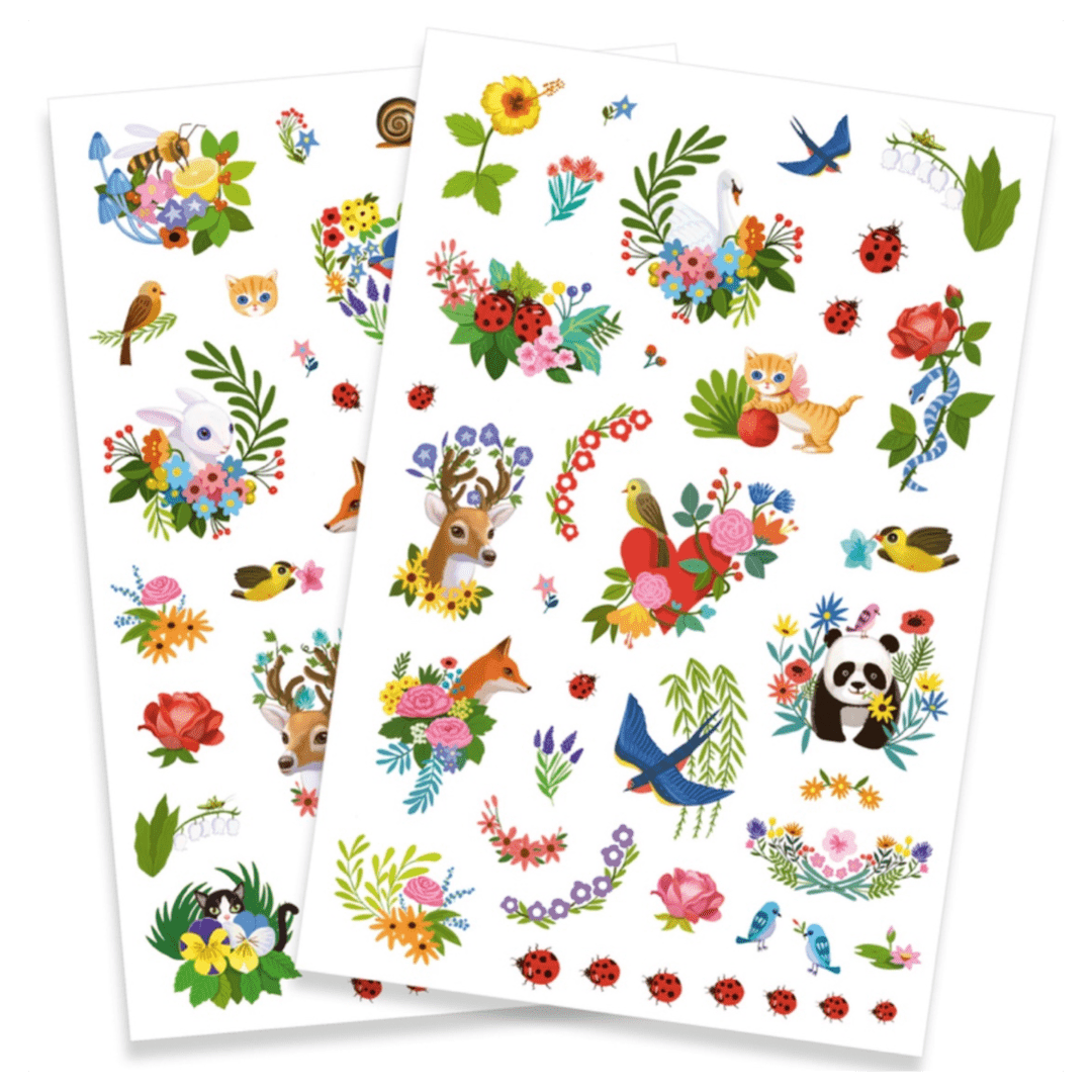 Djeco 3 Plus Tattoos - Happy Spring