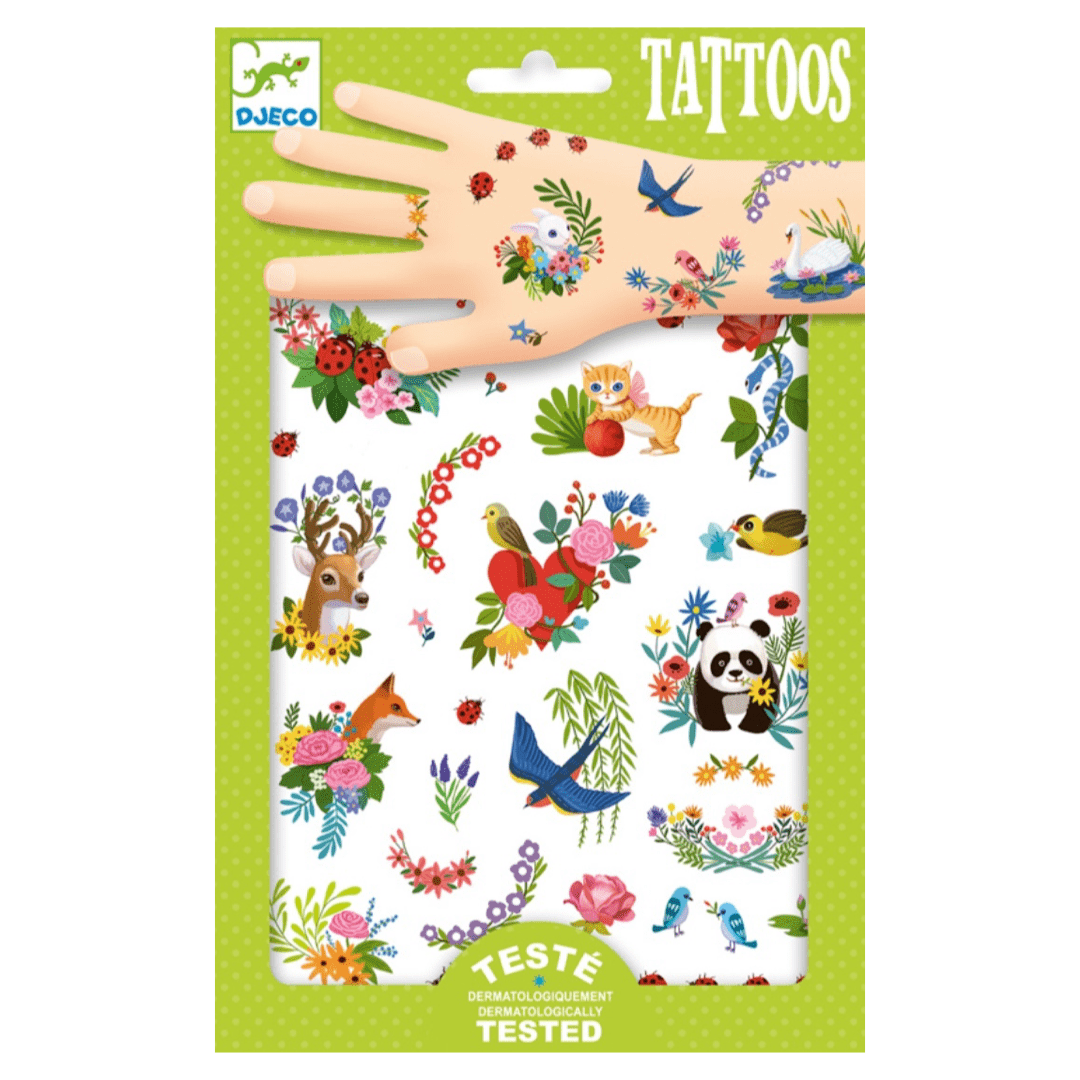 Djeco 3 Plus Tattoos - Happy Spring