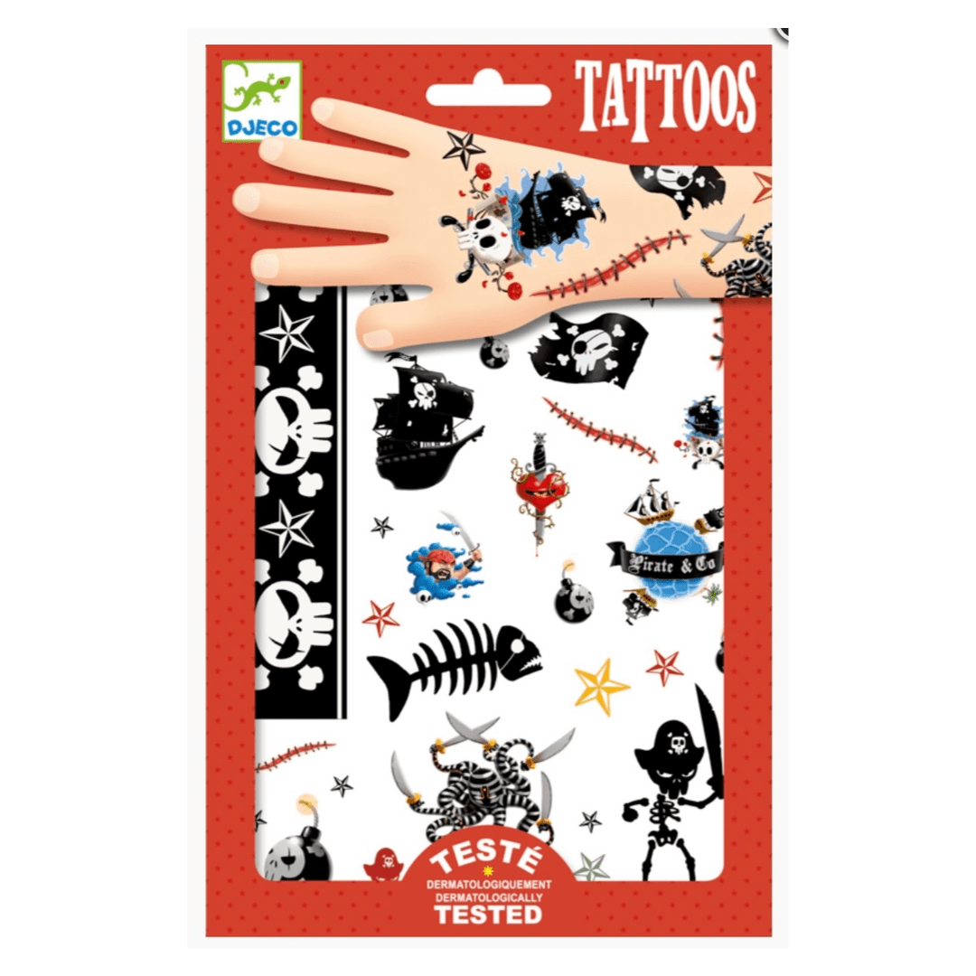 Djeco 3 Plus Tattoos - Pirate