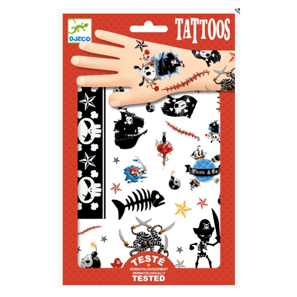 Djeco 3 Plus Tattoos - Pirate