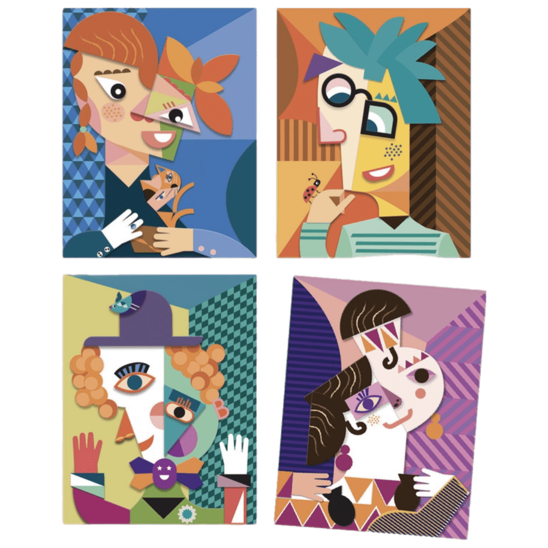 Djeco 4 Plus Inspired By Square Heads