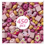 Djeco 4 Plus Wooden Beads - Birds