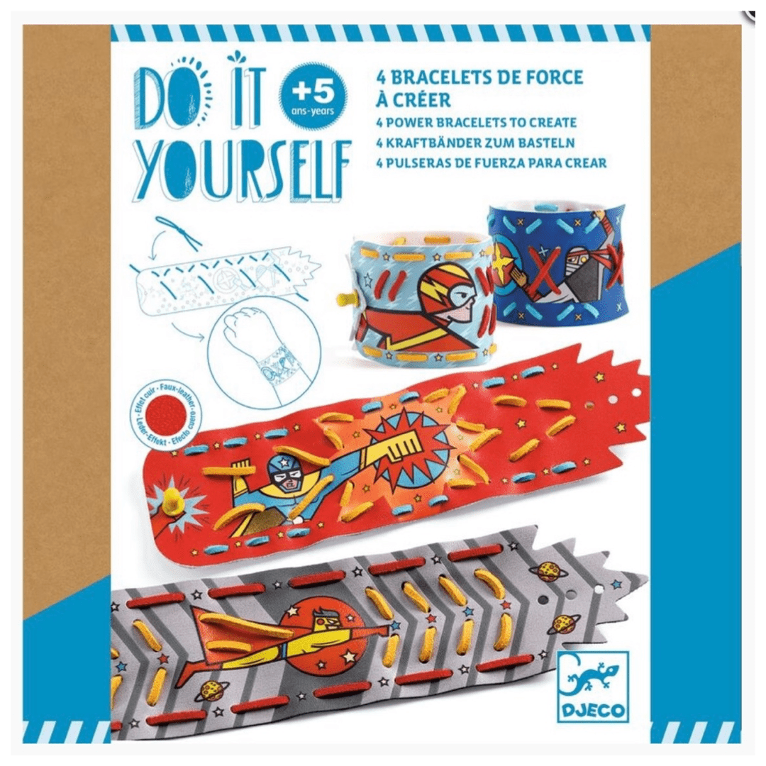 Djeco 5 Plus Do It Yourself - Super Power Bracelets