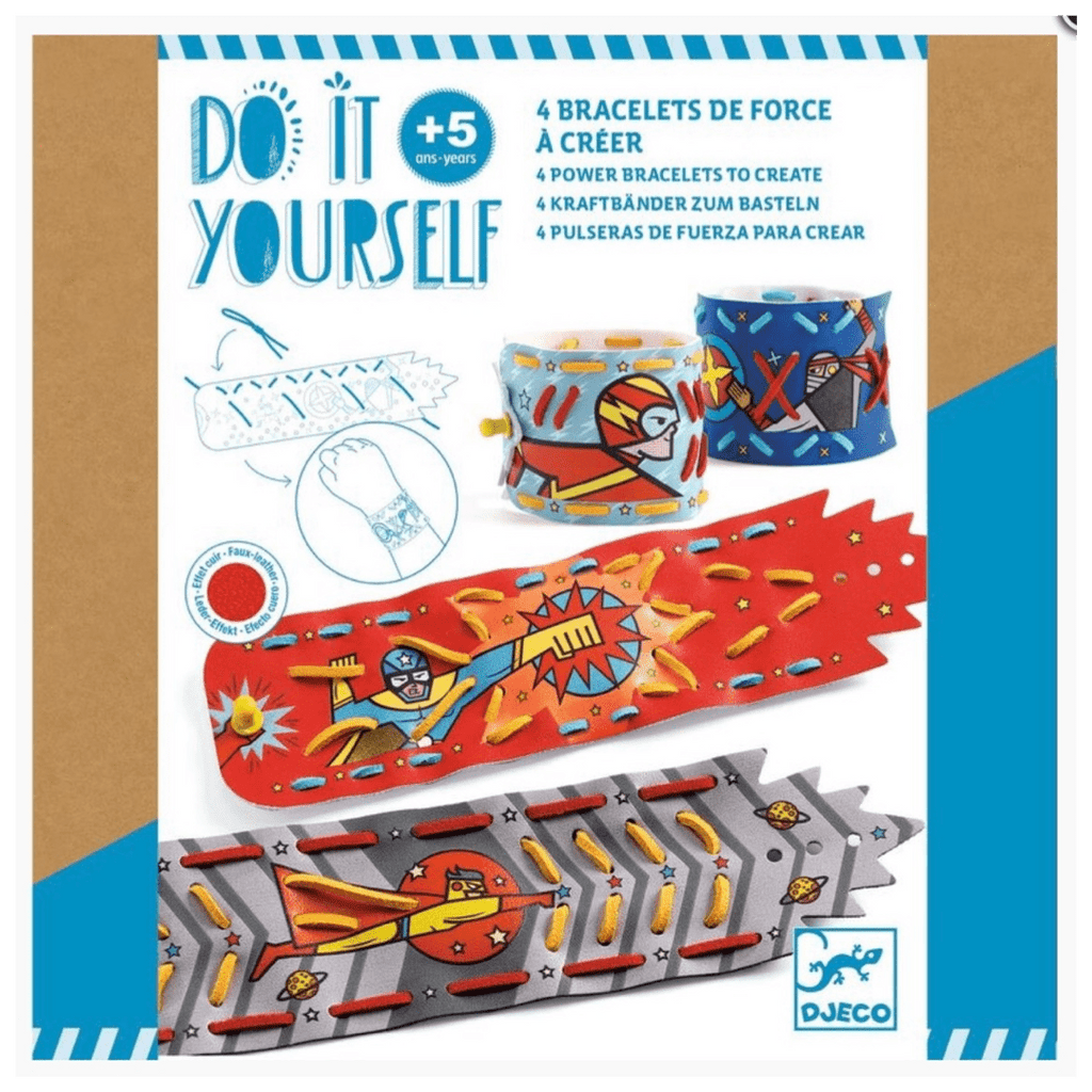 Djeco 5 Plus Do It Yourself - Super Power Bracelets