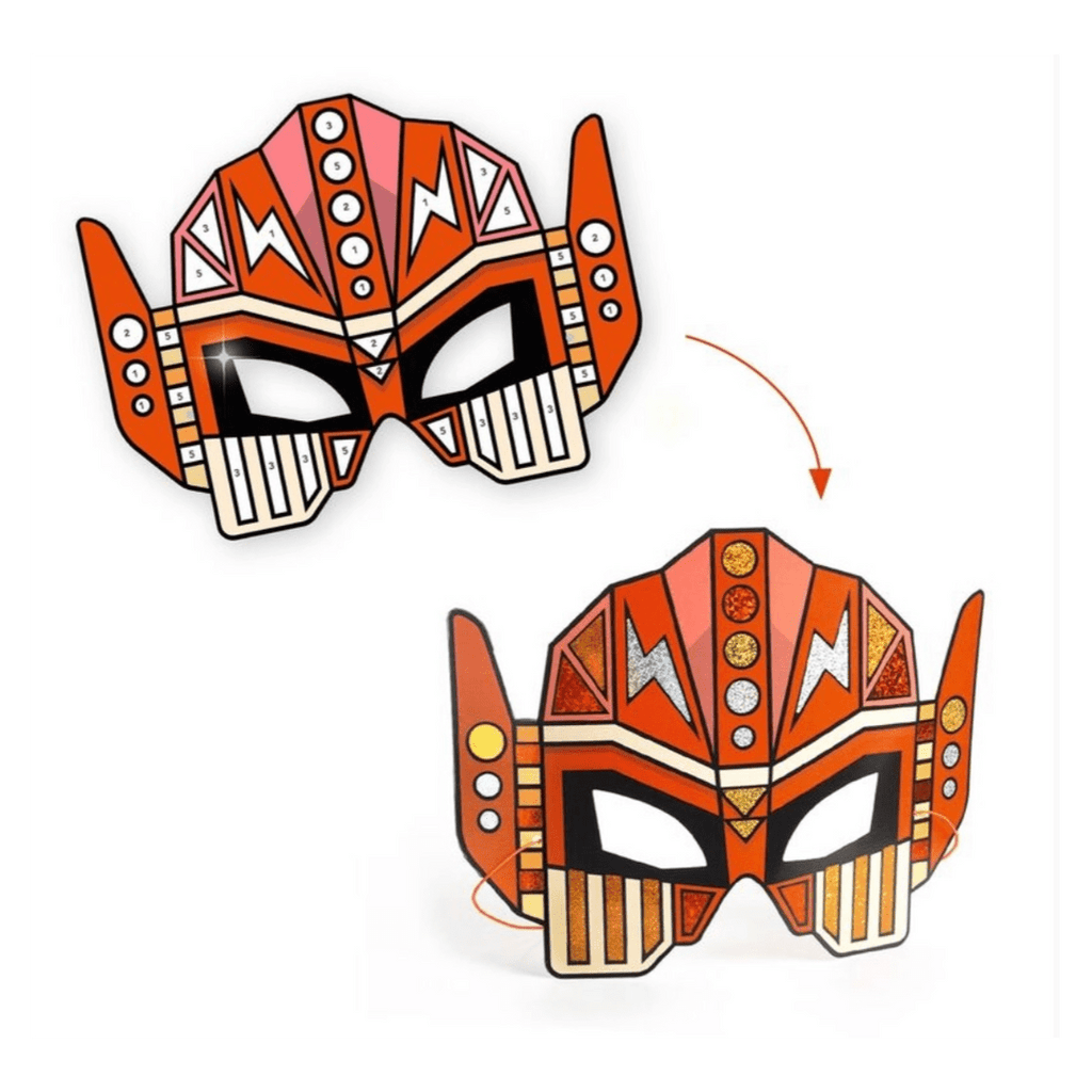 Djeco 5 Plus Do It Yourself - Super Robots Masks