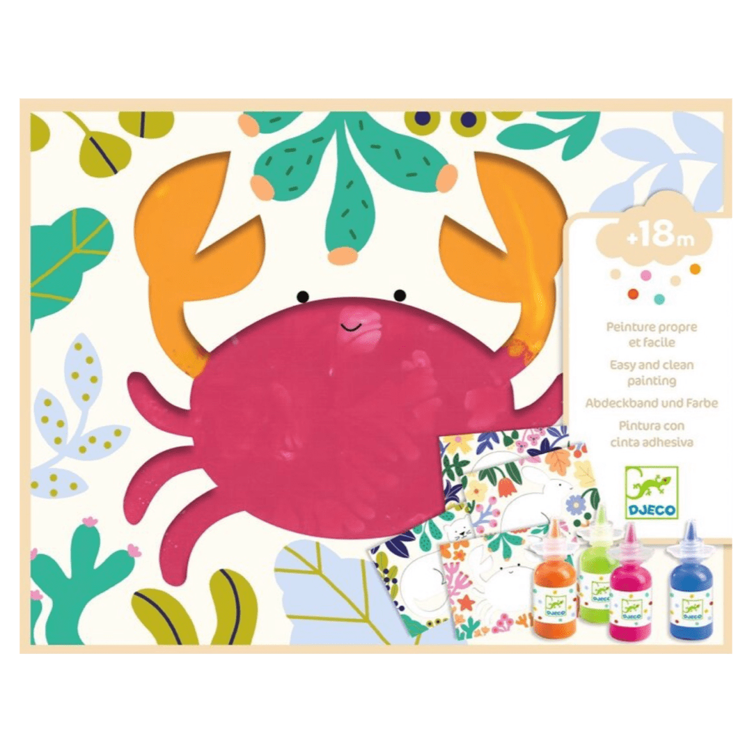 Djeco 5 Plus Easy & Clean Painting - Ocean