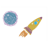 Djeco 6 Plus 8 Metallic Pencils