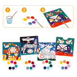 Djeco 6 Plus Fanciful Animal Cards to Paint