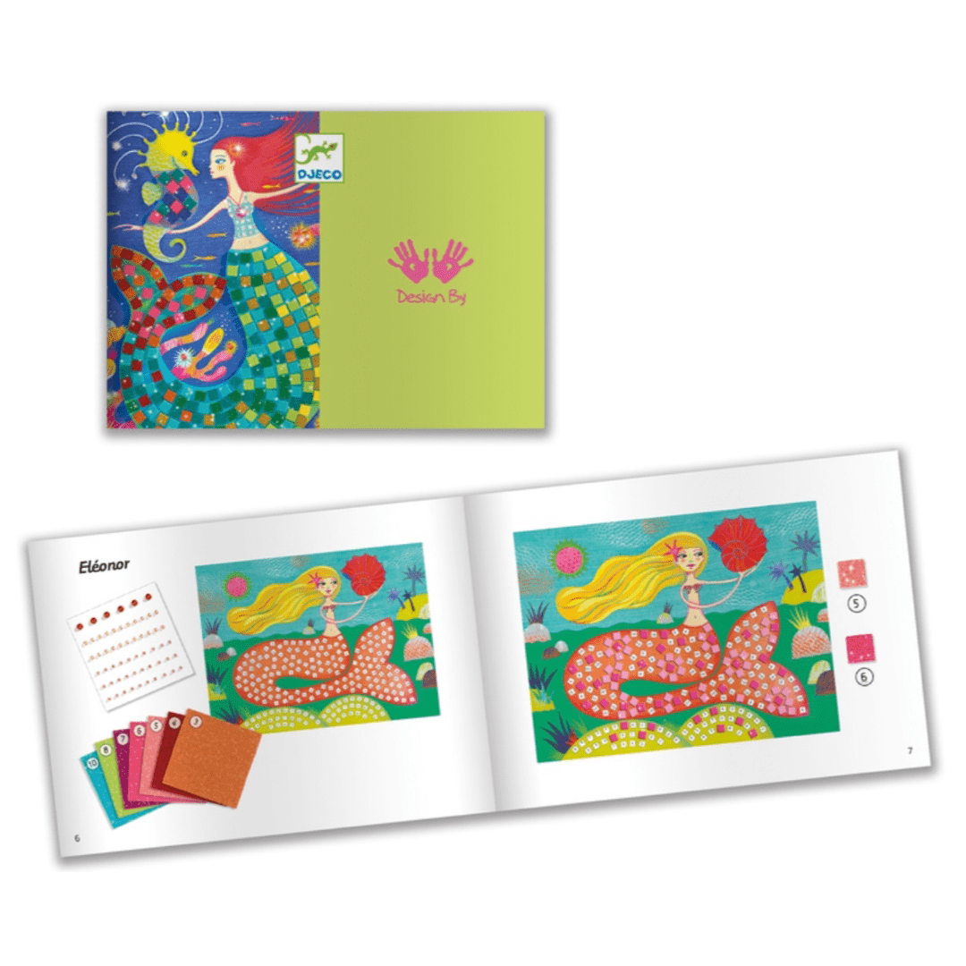 Djeco 6 Plus The Mermaid's Song Mosaics