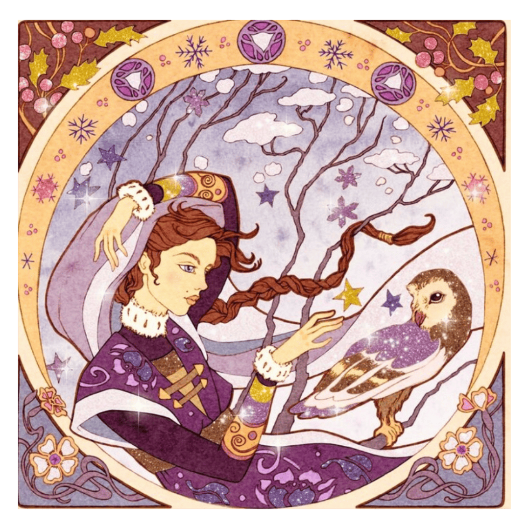 Djeco 7 Plus Agata Kawa Inspired by Alfons Mucha