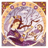 Djeco 7 Plus Agata Kawa Inspired by Alfons Mucha