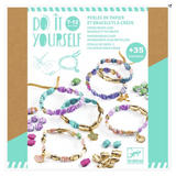 Djeco 7 Plus Do It Yourself - Paper Beads and Bracelets Pastels
