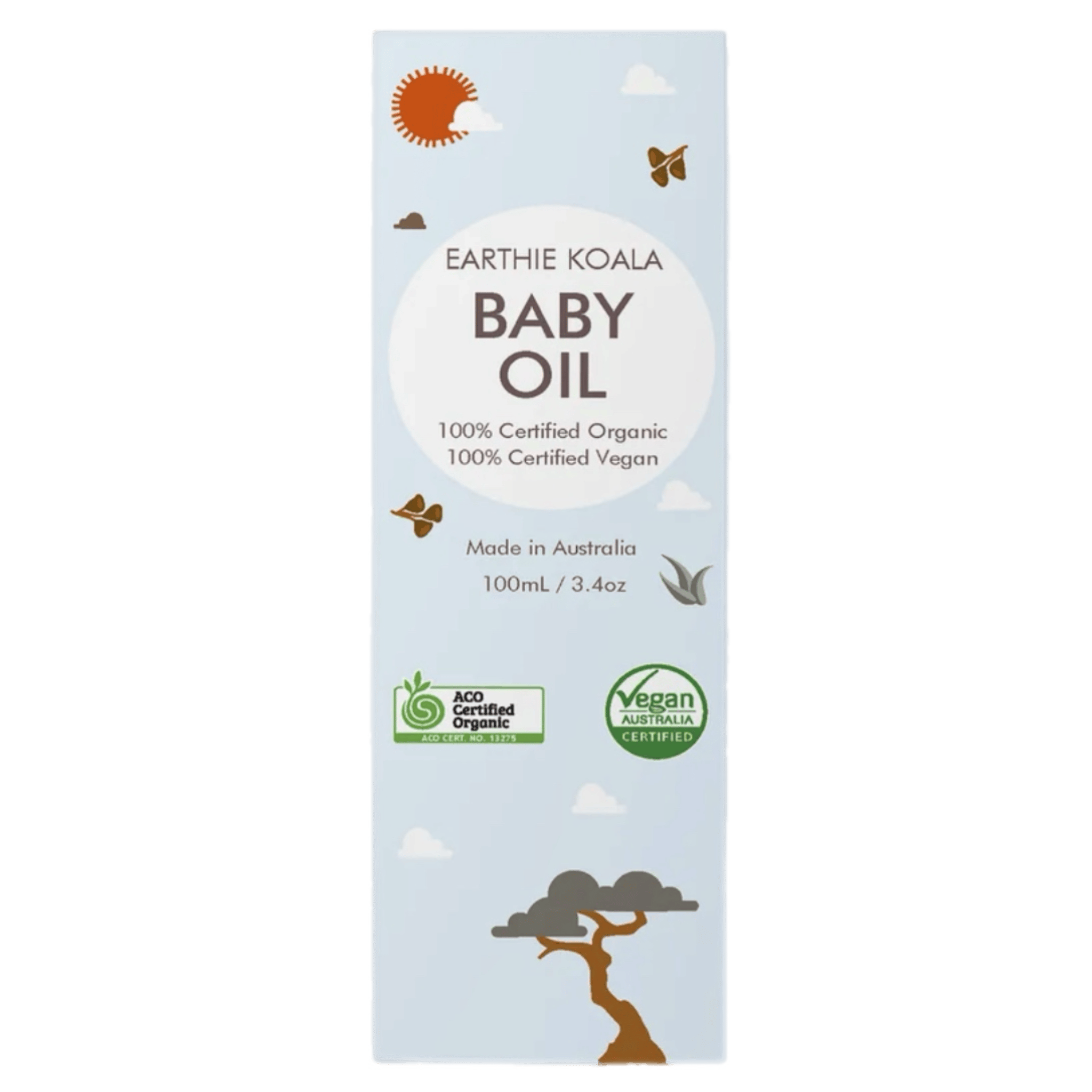 Earthie Koala Birth Plus Baby Oil