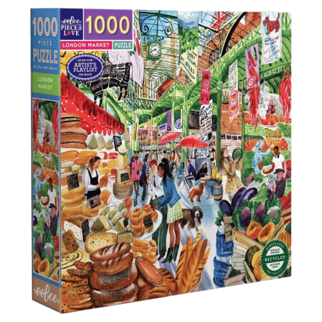 eeBoo 12 Plus 1000 Pc Puzzle - London Market