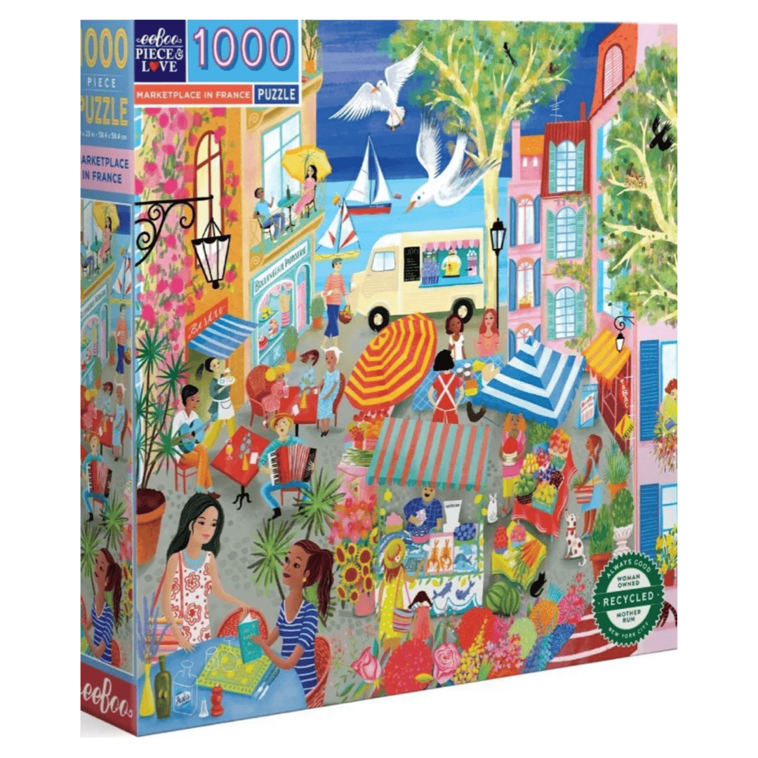 eeBoo 12 Plus 1000 Pc Puzzle - Marketplace in France