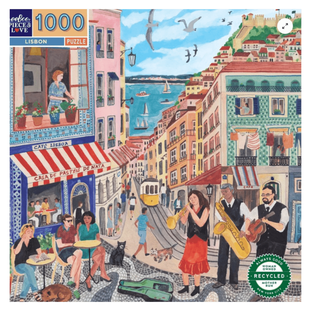 eeBoo 14 Plus 1000 Pc Puzzle - Lisbon
