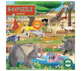 eeBoo 5 Plus 64 Pc Puzzle - Savanna