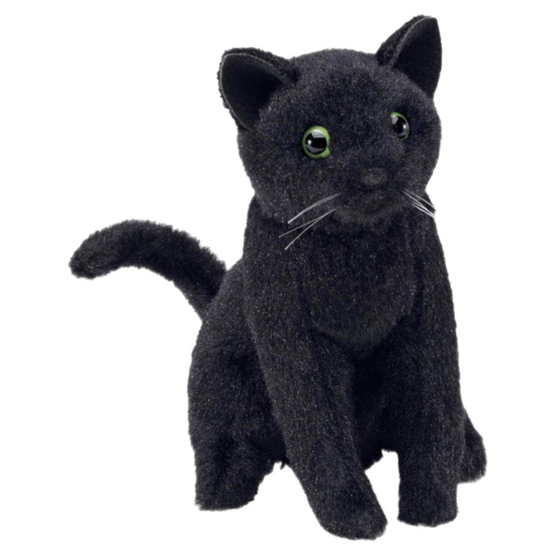 Folkmanis 3 Plus Finger Puppet - Black Cat