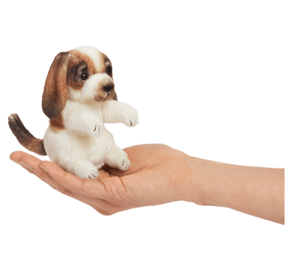 Folkmanis 3 Plus Finger Puppet - Mini Dog